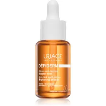 Uriage Dépiderm Anti-Dark Spot Brightening Booster Serum ser iluminator pentru corectia petelor de pigment pentru o piele mai luminoasa
