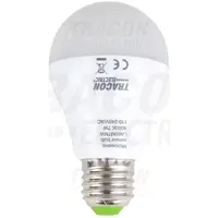 Sursa de lumina LED cu detector de miscare incorporat LA60M7NW 110-240 V, 50/60 Hz, 7W,600lm,4000K,360°,60s,5m,
