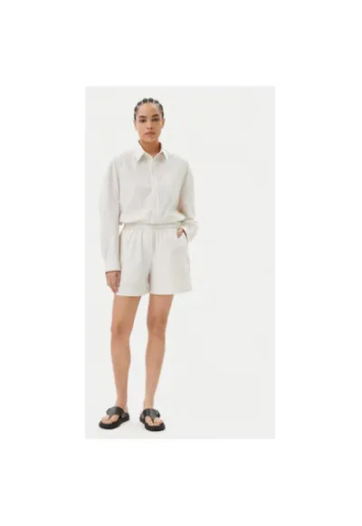 Pantaloni scurti dama 5564172 - Bumbac - Ecru - Ecru