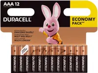 Baterii alcaline Duracell - Basic, AAA, 12 buc.