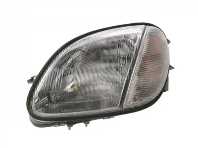 Far Stanga (H7 W5W, electric, fara motoras, culoare insert: argintiu, culoare semnalizator: alb) potrivit MERCEDES SLK (R170)