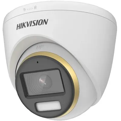 Camera TurboHD HIKVISION DS-2CE72DF3T-FS 2MP, lentila 2.8mm, lumina 40m, microfon, IP67, WDR 130 dB