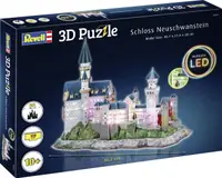 3D Puzzle Revell - Castelul Neuschwanstein cu iluminare LED