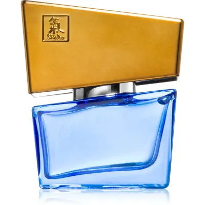 HOT Shiatsu Dark Blue parfum cu feromoni pentru bărbați 15 ml