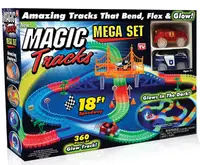Pista luminoasa flexibila + masinuta MagicTracks - 360 piese