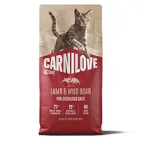 Carnilove Active Cat Dry Lamb & Wild Boar Sterilised Adult All Breeds 6 kg