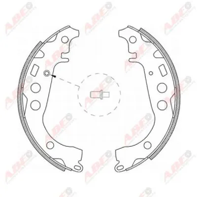 Set saboti frana ABE C02059ABE