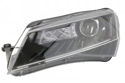 Far fata Stanga (bi-xenon LED, D3S LED, electric, cu motor) potrivit SKODA SUPERB III