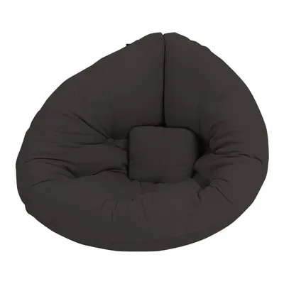 Fotoliu de relaxare pentru copii gri închis Mini Nido - Karup Design