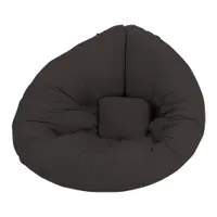 Fotoliu de relaxare pentru copii gri închis Mini Nido - Karup Design
