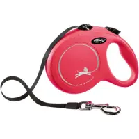 Lesa Flexi Classic, Banda, L 5 m/50 kg Rosu