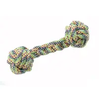 Jucarie pentru caini gantera din sfoara Enjoy 20 cm