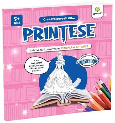 Creează povești cu... prințese - Paperback brosat