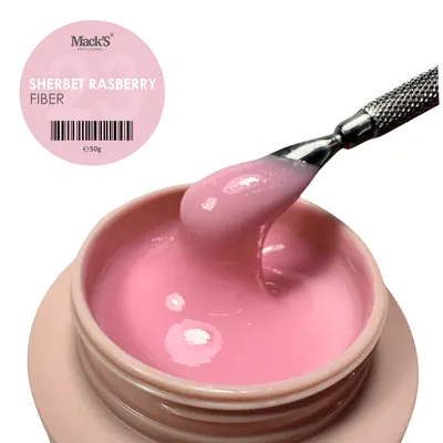 Fiber Sherbet Rasberry 23 /50g Macks - FB-SHRY23-15