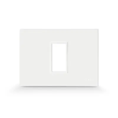Placa ornament nWHITE WIDE FRONTPLATE