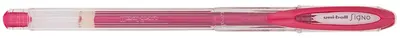 Gel roller Uniball Signo Noble Metal – Rosu, 0.8 mm