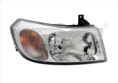 Far dreapta potrivit FORD TRANSIT 2000-2006 - (H4, electric, fundal cromat)