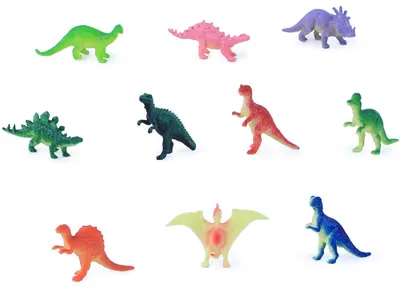 Set de figurine Rappa - Dinozaurii II, 10 buc. , 7 cm