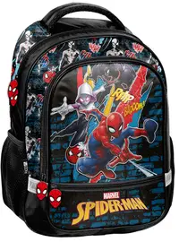 Ghiozdan școlar Paso Spider-man - Varianta 1, cu 2 compartimente