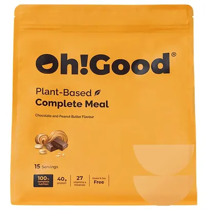 Complete Meal Shake proteic, ciocolată și unt de arahide, 1.5 kg, Oh!Good