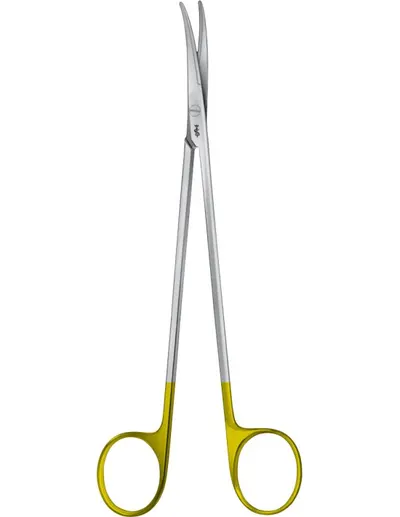 Foarfeca disectie Metzenbaum, insertii tungsten, curba, delicata, lungime 200 mm B Braun