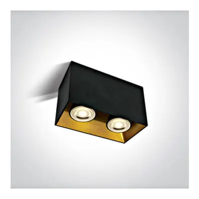 Miko Square F GU10 2x10W 220-240V IP20 negru