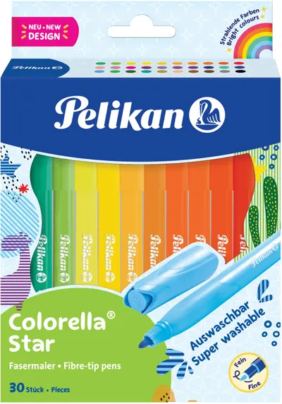 Set de carioci Pelikan Colorella Star - 30 culori