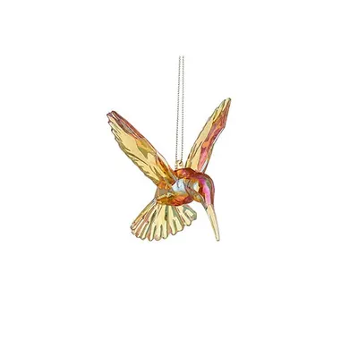 Ornament irizat auriu House of Seasons colibri