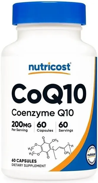 CoQ10, 200 mg, 60 capsule, Nutricost