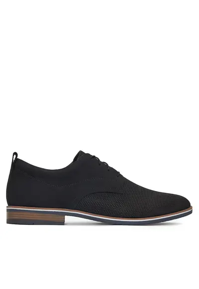 Pantofi barbati - piele naturala - 65885 - Negru