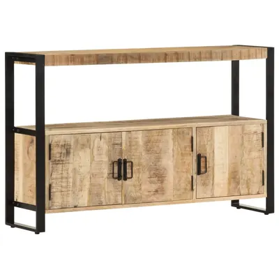 Gossi dulap lateral, 120 x 30 x 75 cm, lemn masiv de mango