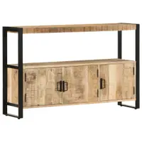 Gossi dulap lateral, 120 x 30 x 75 cm, lemn masiv de mango
