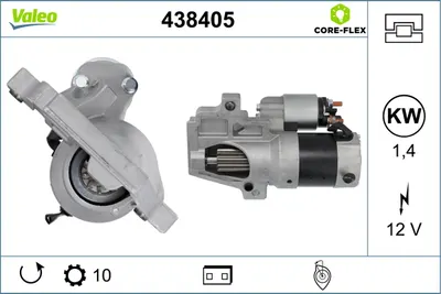 Electromotor (12V, 1,4kW) potrivit AUDI A3; SEAT ALHAMBRA; VW GOLF IV, SHARAN 1.8 1.9D 2.8 12.96-03.10