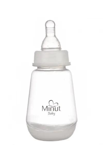 Biberon Minut Baby cu tetina silicon 0+, 150 ml