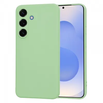 Husa pentru Samsung Galaxy S25 S931, Techsuit, SoftFlex, Verde Deschis