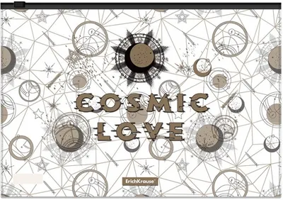 Dosar Erich Krause Magic Sky - A4, tip buzunar, cu fermoar