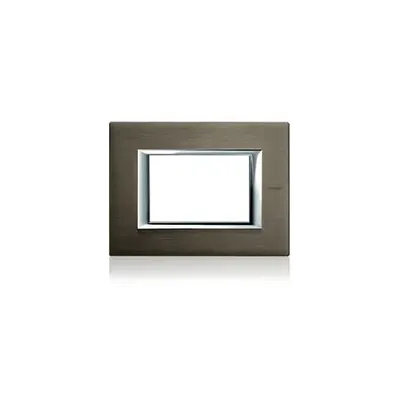 Placa Ornament 2 Module Brushed Bronze Bticino Axolute