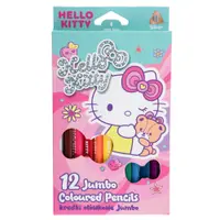 Creioane triunghiulare, Coolpack Jumbo, Hello Kitty, 12 culori