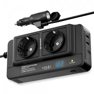 Invertor Electric Auto Techsuit PowerDriveX, 200W