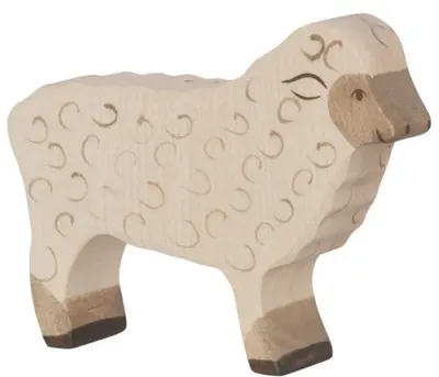 Figurină din lemn Holztiger - Oaie în picioare