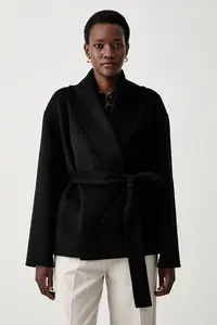 Calvin Klein palton scurt pentru femei cu lână
