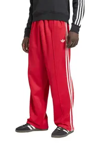 Pantaloni de trening cu segmente logo laterale - Rosu vermillion
