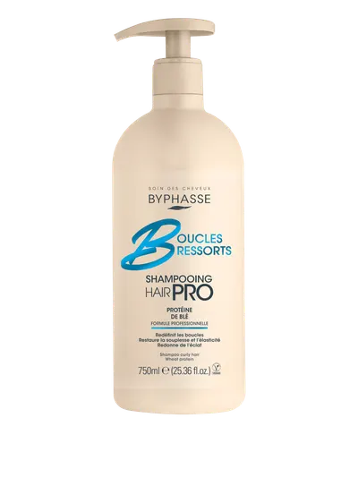 Sampon pentru par cret HairPro, 750ml, Byphasse