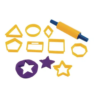 Set de 9 forme de modelat pentru plastilină