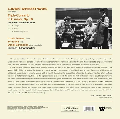 Beethoven: Triple Concerto - Vinyl