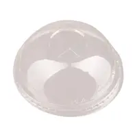 Capace Biodegradabile, Compostabile, PLA Cupola, Gaura X, Transparente, 76 mm, 50 buc