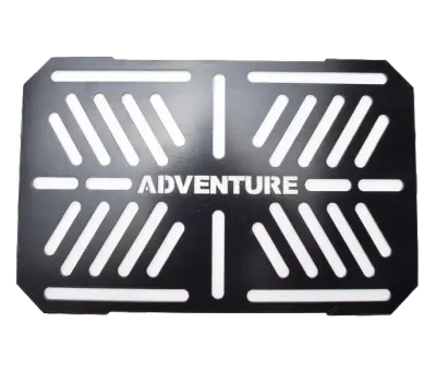 Placa de adaptare universala pentru suport lateral bagaje, Negru