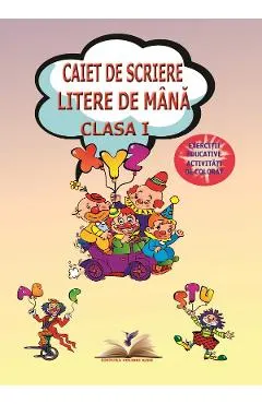 Caiet de scriere litere de mana - Clasa 1