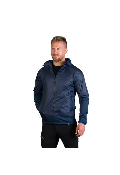 Men's hybrid jacket with active insulation CERVINO - Blue nights