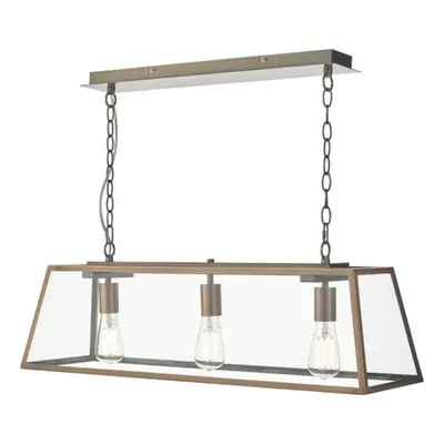 Lampa suspendata Academy 3 Light Bar Pendant Antique Copper